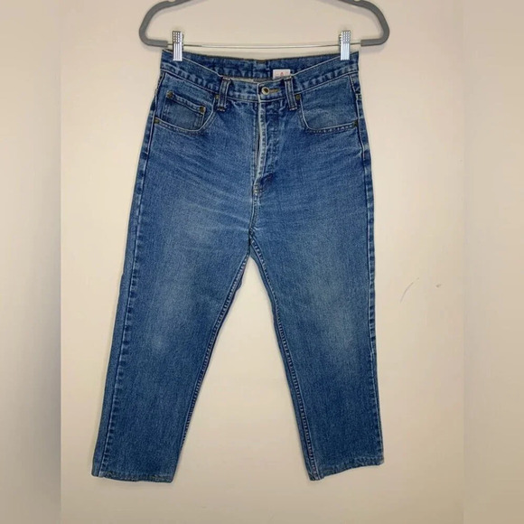nevada Denim - Vintage Nevada 100% Cotton Medium Wash Button Fly Jeans Size 30